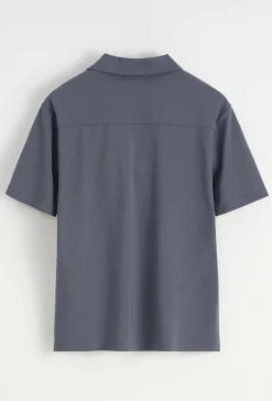 Chemise unie manches courtes