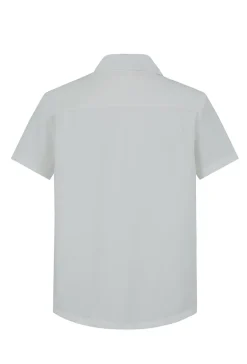 Chemise unie manches courtes