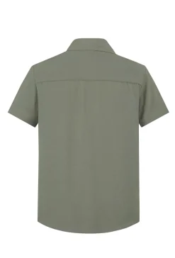 Chemise unie manches courtes