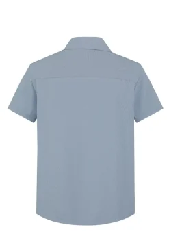 Chemise unie manches courtes