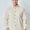 Chemise unie manches longues