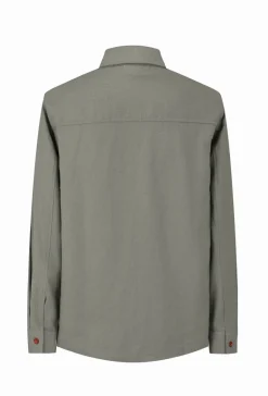 Chemise unie manches longues