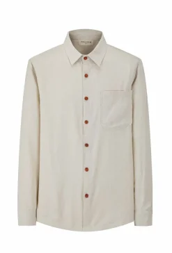 Chemise unie manches longues