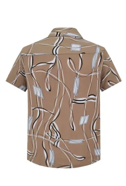 Chemise urbaine à imprimé graphique