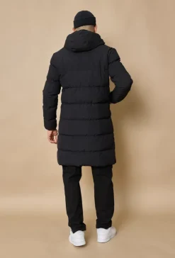 Doudoune à capuche mi-longue