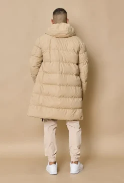 Doudoune à capuche mi-longue