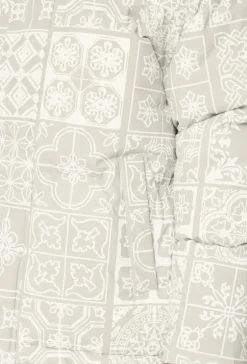 Doudoune à motif mosaique