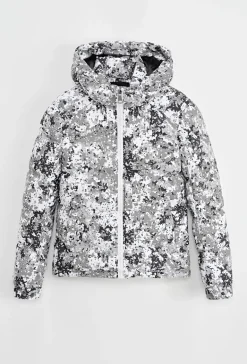 Doudoune à motif pixel