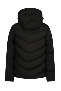 Doudoune courte chauffante à capuche