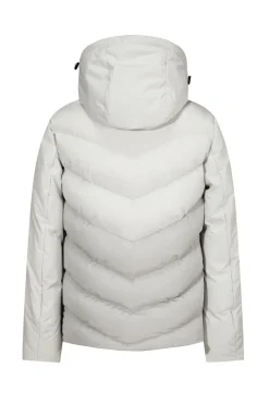 Doudoune courte chauffante à capuche