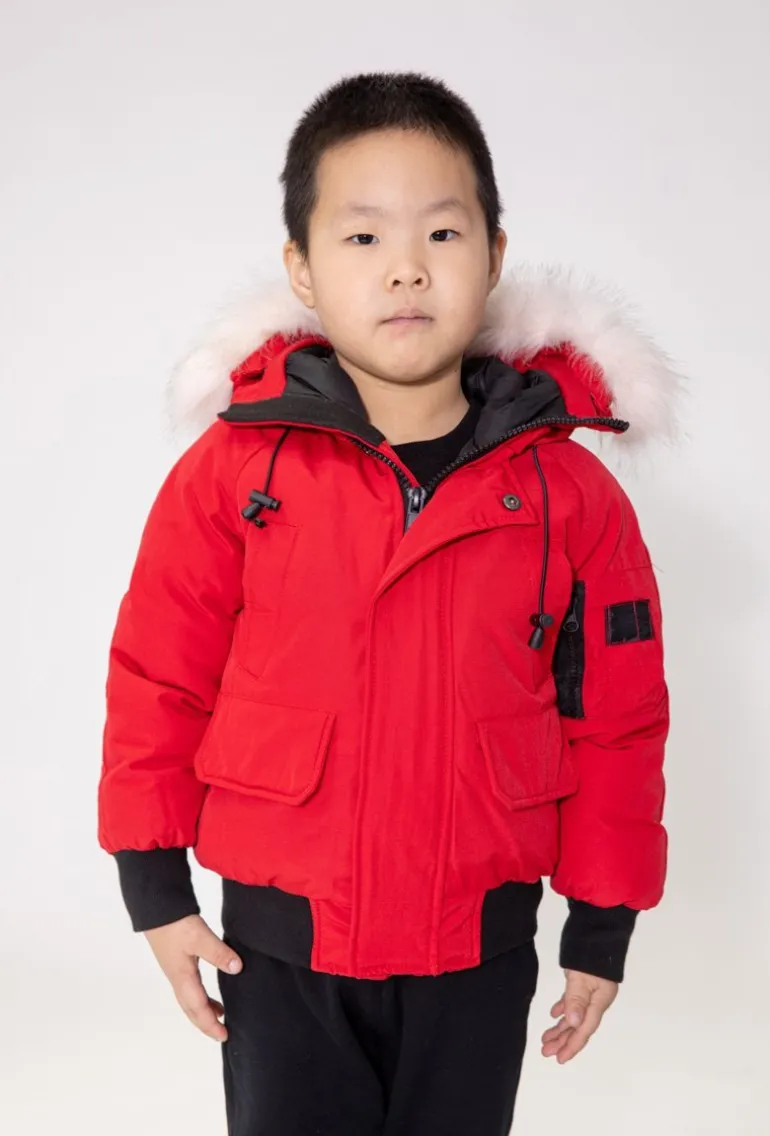 Doudoune enfant à capuche