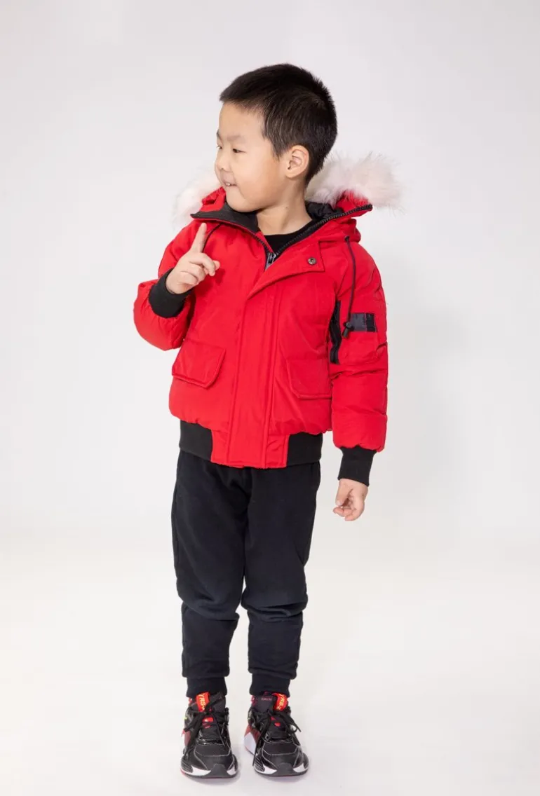 Doudoune enfant à capuche