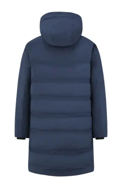 Doudoune longue matelassé à capuche