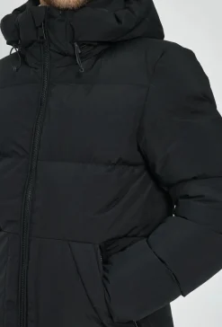 Doudoune matelassé à capuche réglable