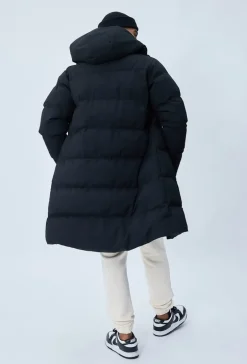 Doudoune mi-longue chauffante
