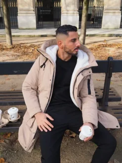 Doudoune parka milongue à capuche