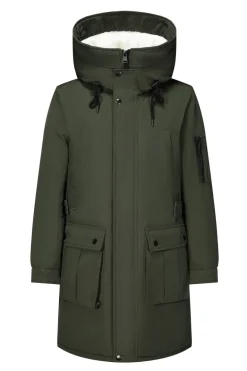 Doudoune parka milongue à capuche