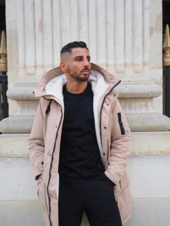 Doudoune parka milongue à capuche