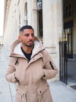 Doudoune parka milongue à capuche