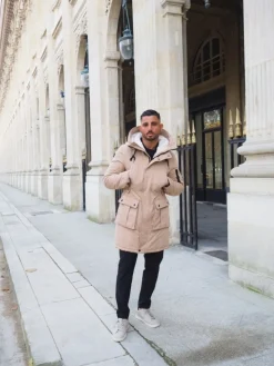 Doudoune parka milongue à capuche