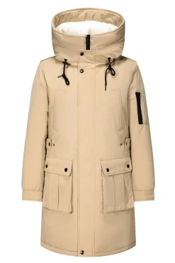 Doudoune parka milongue à capuche