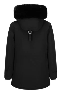 Doudoune parka milongue à capuche fourrure amovible