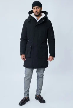 Doudoune parka milongue à capuche