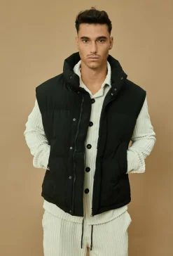 Doudoune puffer sans manches oversize