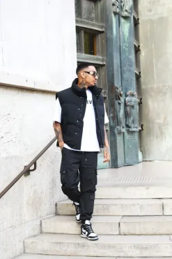 Doudoune puffer sans manches oversize