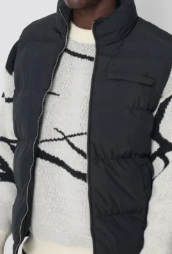 Doudoune sans manche à zip