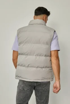 Doudoune sans manche à zip