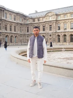 Doudoune sans manches matelassé