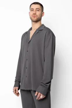 Enesemble chemise patalon uni oversize