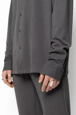 Enesemble chemise patalon uni oversize