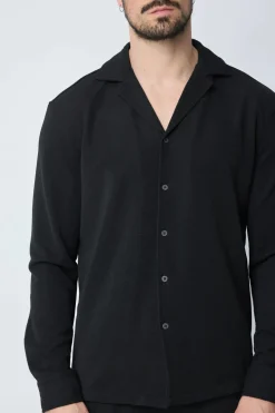 Enesemble chemise patalon uni oversize