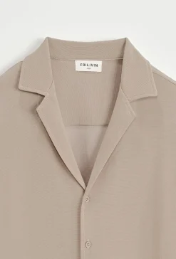 Enesemble chemise patalon uni oversize