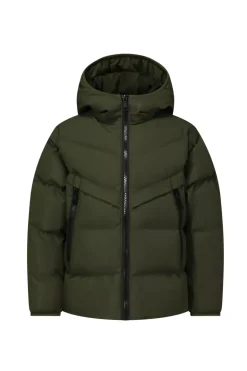 Enfant doudoune courte à capuche