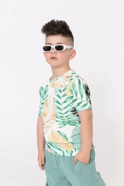 Enfant t-shirt à motifs fleuri