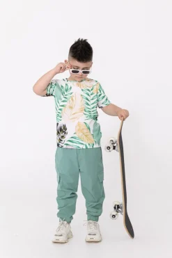 Enfant t-shirt à motifs fleuri