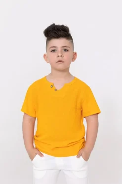 Enfant t-shirt effet lin