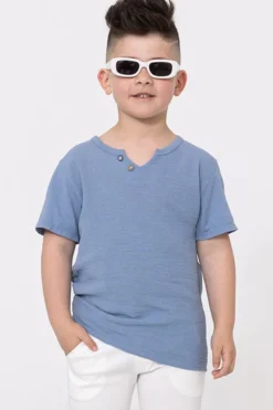 Enfant t-shirt effet lin