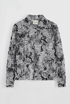 Ensemble à motif fleurie