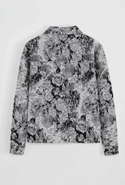 Ensemble à motif fleurie