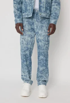Ensemble à motif marbré