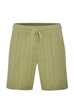 Ensemble à rayures chemise manches courtes short