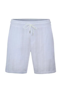 Ensemble à rayures chemise manches courtes short
