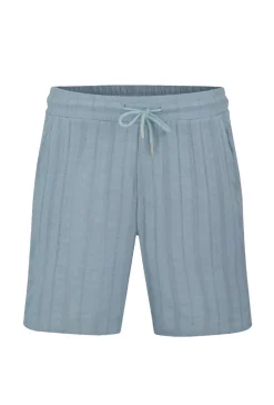 Ensemble à rayures chemise manches courtes short