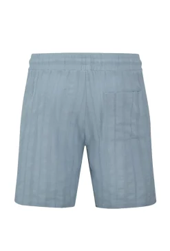 Ensemble à rayures chemise manches courtes short