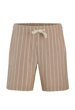 Ensemble à rayures chemise manches courtes short