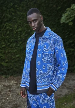 Ensemble bandana toile veste pantalon